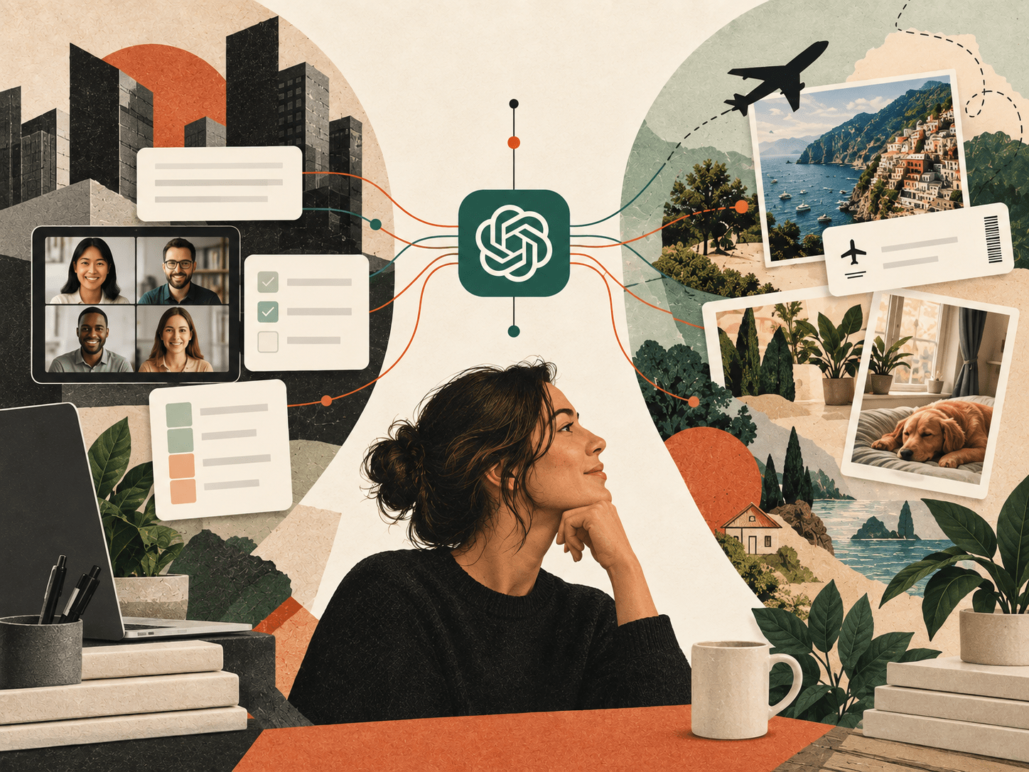 ChatGPT connecting work and personal information across calendars, tasks, travel and everyday planning